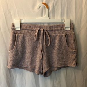 EXPRESS PINK ELASTIC SHORTS (XS)